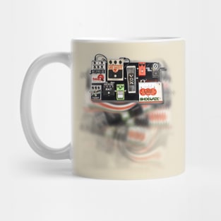 Shoegaze Guitar Pedals - Indie Dream Pop FanArt Mug